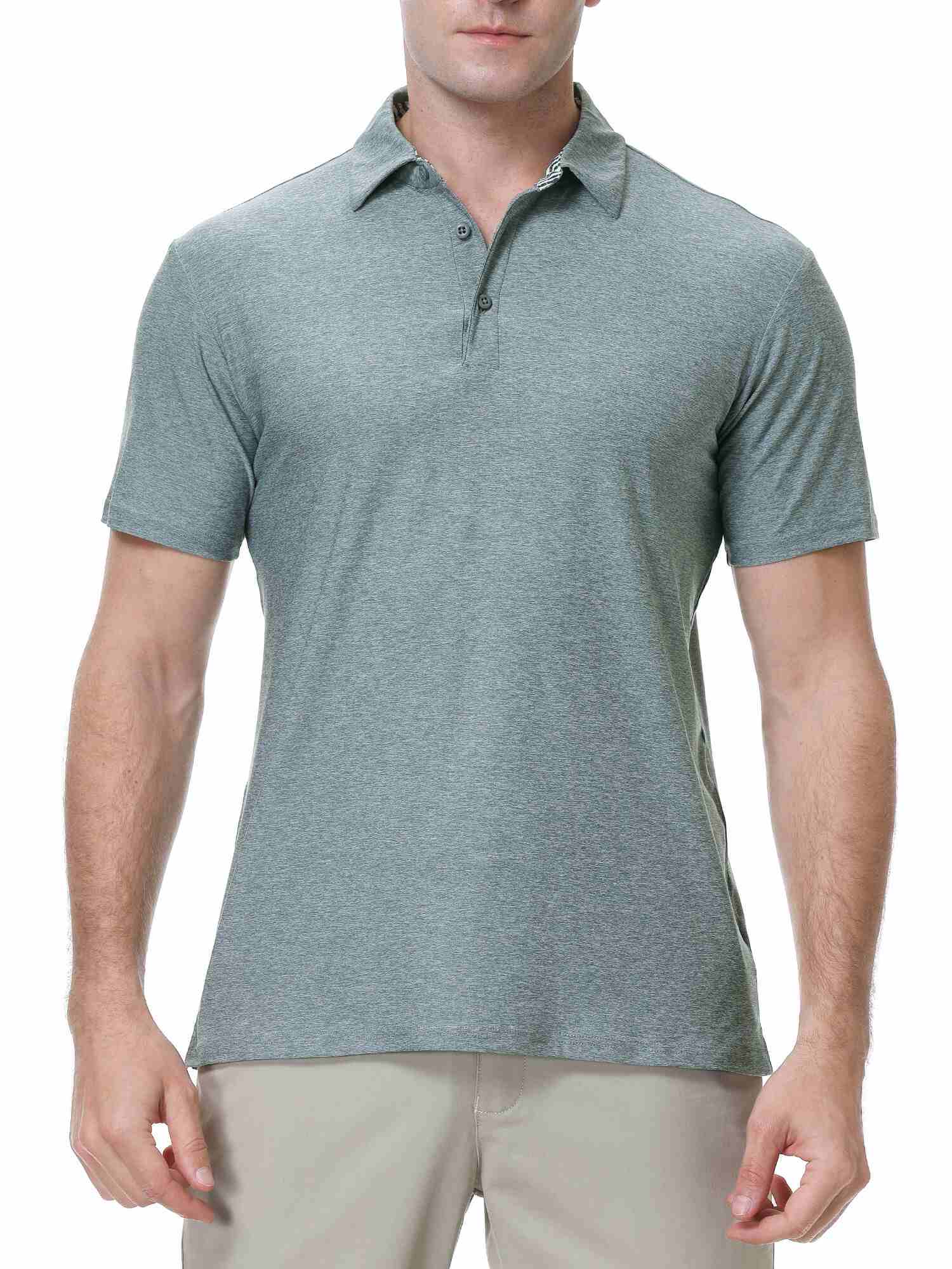 Demotime Men‘s Golf Shirt Moisture Wicking Quick-Dry Short Sleeve Casual Polo Shirts for Men