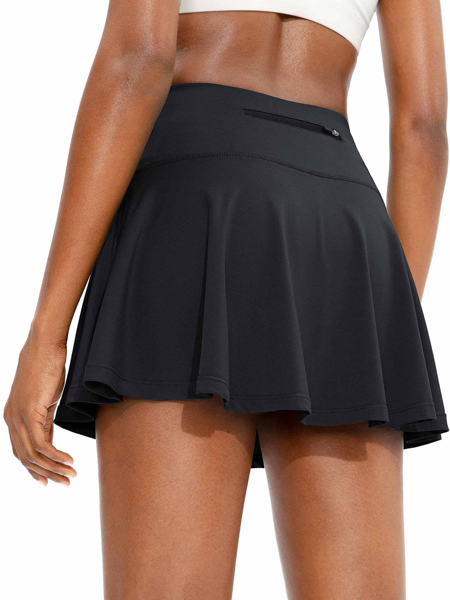 Demotime Women's Tennis Skirt High Waisted Athletic Golf Skirts for Running Casual Wear
